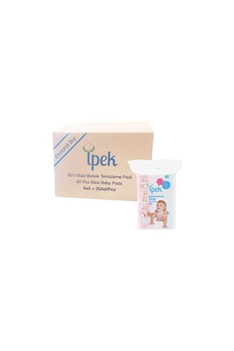 İpek Hidrofil Maxi Bebek Pedi 60'lı X 30 Paket