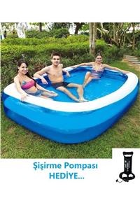 SunClub Aile Boy Şişme Havuz Pompa 305x183x50 Cm 10291-2