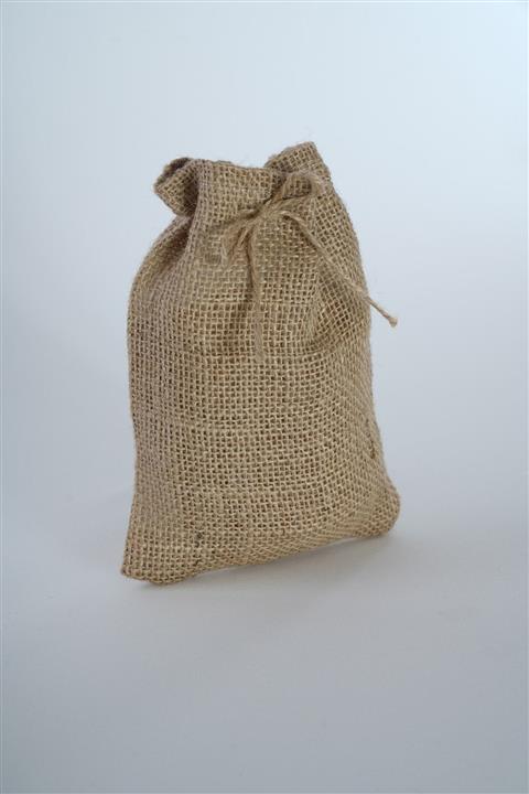 İSTANBUL SANDALET Doğal Jut Kendir Kese 20 Adet 12 X17 cm