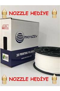 Microzey Beyaz Pla Filament 1kg