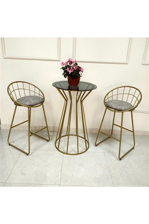 ALTAN HOME Altanhome Bar Tipi Yüksek Masa Sandalye