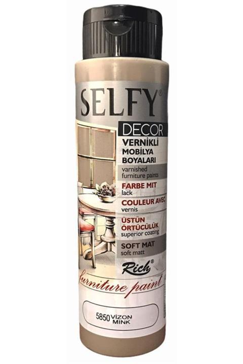 Rich Selfy Decor Vernikli Boya 500cc Vizon 5850