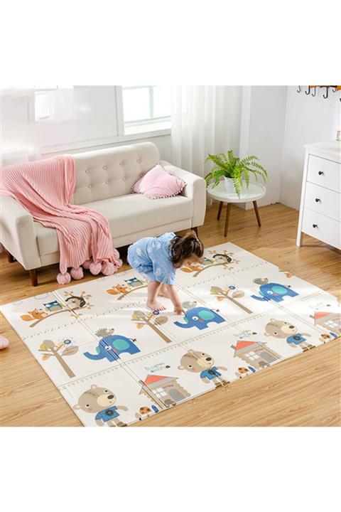 İnfant Hobby Amigos Katlanabilir Köpük Oyun Matı Oyun Halısı 180 X 200 X 1,5 Cm