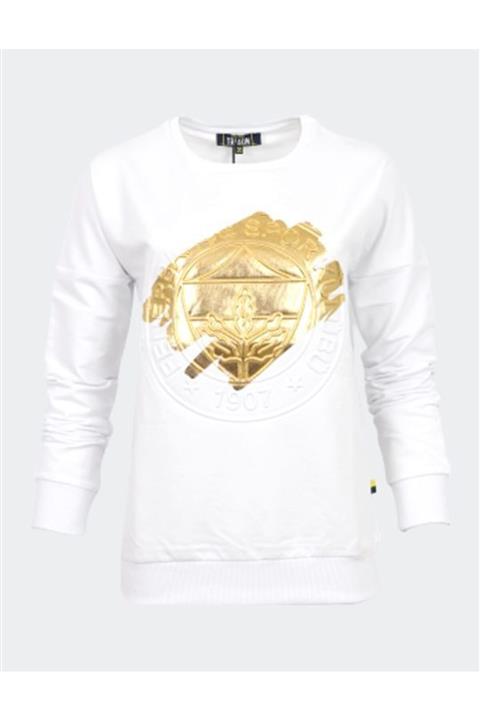 Fenerbahçe Kadın Trıbun Yaldızlı Emboss Sweat