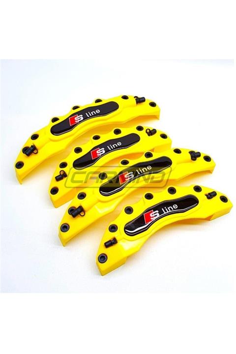 Carmind Audi Sline Sarı Kaliper Kapak Seti 4 Lü