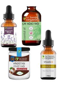 Le'Sandre Organics Lavanta Yağı & Hindistan Cevizi Yağı & Çay Ağacı Yapı & E Vitamini