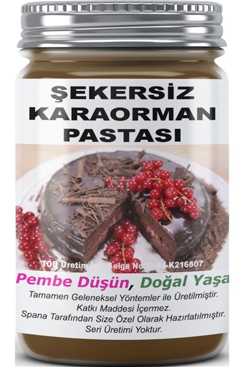 SPANA Şekersiz Karaorman Pastası Ev Yapımı Katkısız 330 gr