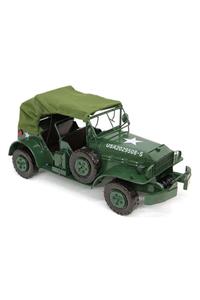 Berrinstore Dekoratif Metal Jeep Vintage Biblo Dekoratif Ev Ofis Hediyelik