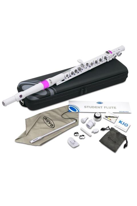 Durbuldum Yan Flüt Nuvo Okul Set Beyaz/pembe N210sfpk
