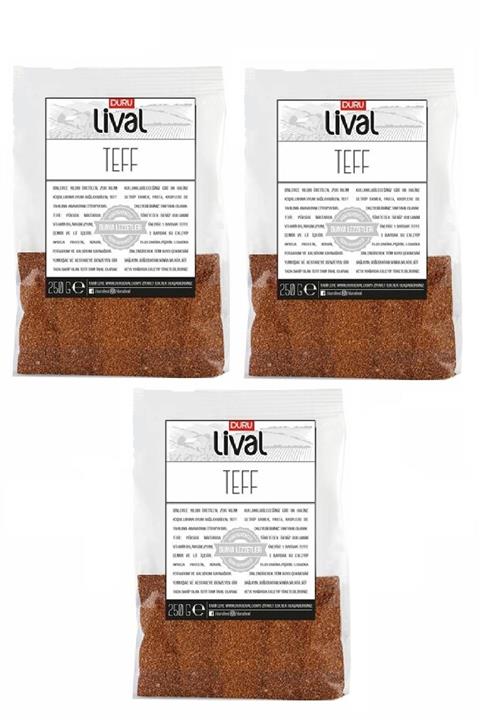 Duru Bakliyat Duru Lival Teff 250 Gr X 3 Adet