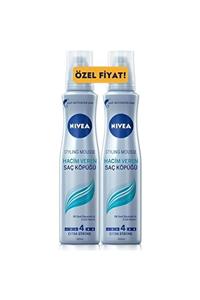 Nivea Hacim Veren Extra Strong 150 Ml Saç Köpüğü 2 Adet