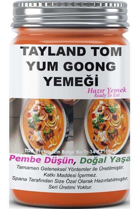 SPANA Tayland Tom Yum Goong Yemeği Ev Yapımı Katkısız 330gr
