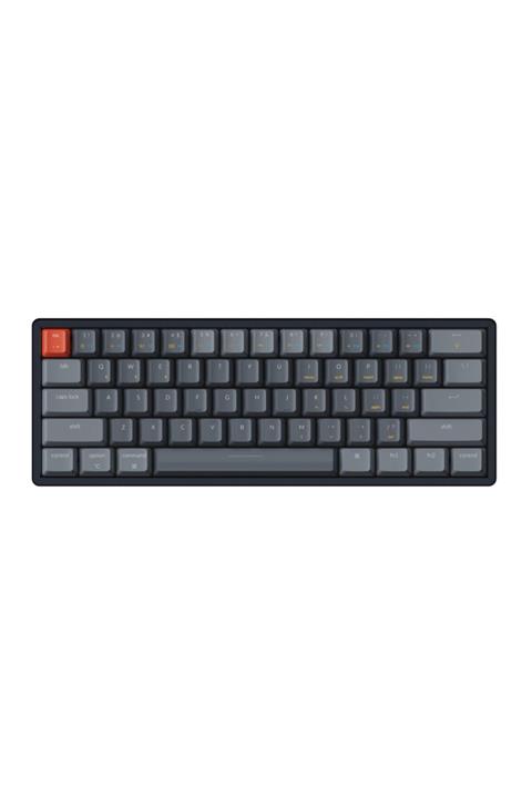 Keychron K12 % 60 Kablosuz Mekanik Oyuncu Klavyesi-white Backlight-bluetooth 5.1-gateron Red Switch