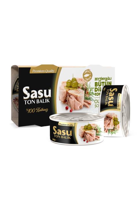 SASU Zeytinyağlı Ton Balığı 1 Koli 24x160 Gr Bütün Dilim