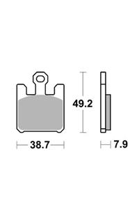 Moto Adv Garage Kawasaki Zx 10 R 04-07 Ön Fren Balatası Sinterli Braking