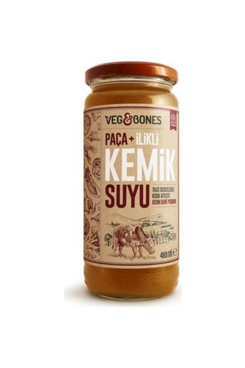 Veg&Bones Kemik Suyu Paça+ilikli 480 Ml
