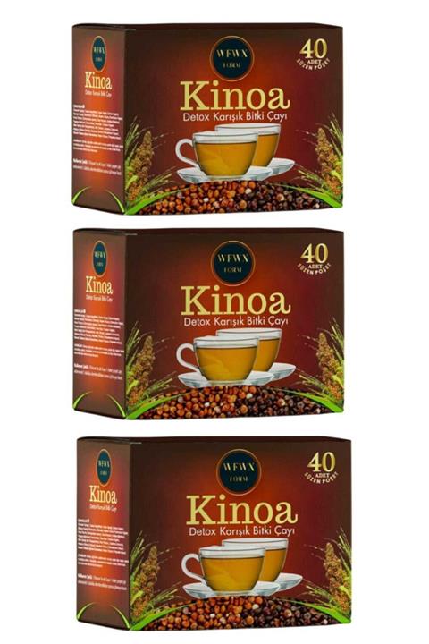 WFWX FORM Kinoa Detox Form Bitkisel Çay 40'lı Süzen Poşet 3 P