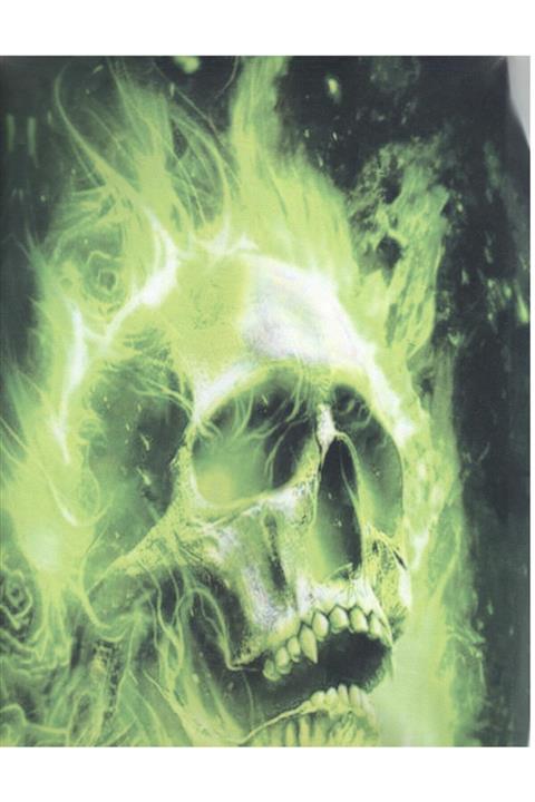 OEM Ym Üniversal Sele Kılıfı Yeşil Kurukafa