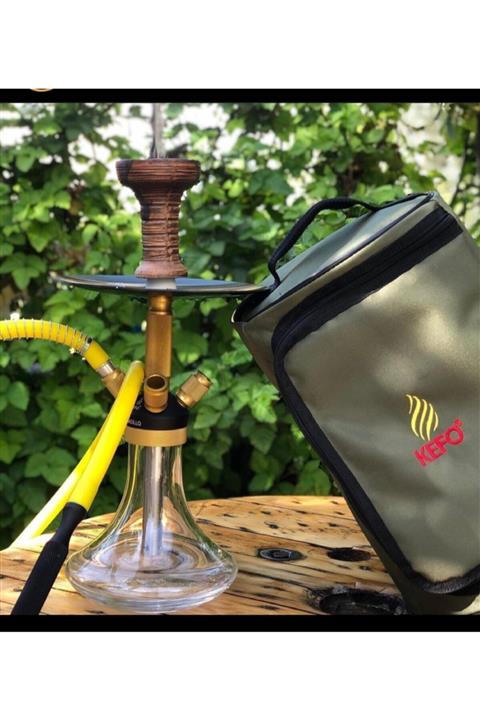 Kefo Armadillo Çantalı Nargile Takımı Sarı Renk