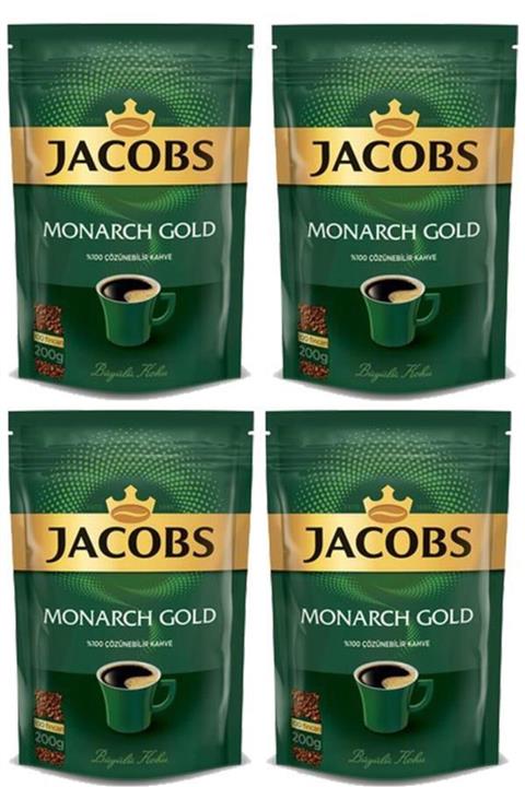 Jacobs Monarch Gold Kahve 800 Gr Eko Paket(200 Gr X 4 Adet)