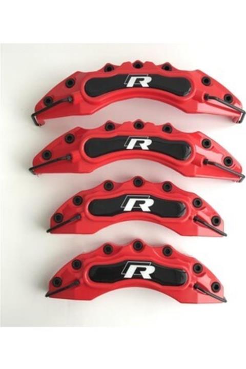 t61 Volkswagen R Logolu Kaliper Kapağı Kırmızı