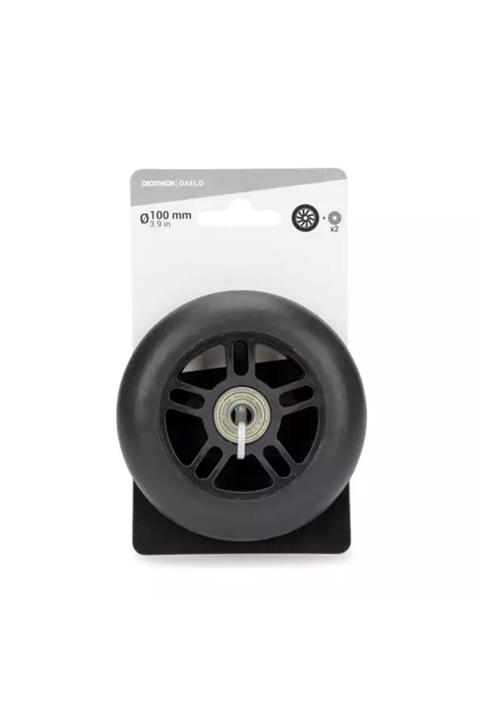 Scooter Unisex Çocuk Siyah Tekerleği - 100 Mm - 1 Adet - Siyah