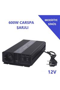 Carspa 600 W Watt Invertör 12v-220v Çevirici Şarjlı Ups Inverter