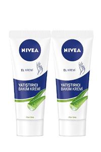 Nivea Aloe Veralı Yatıştırıcı Bakım El Kremi - 75 ml x 2