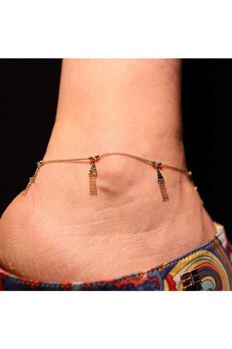 ATA MUCEVHERAT Kadın Gold 14 Ayar Modern Halhal