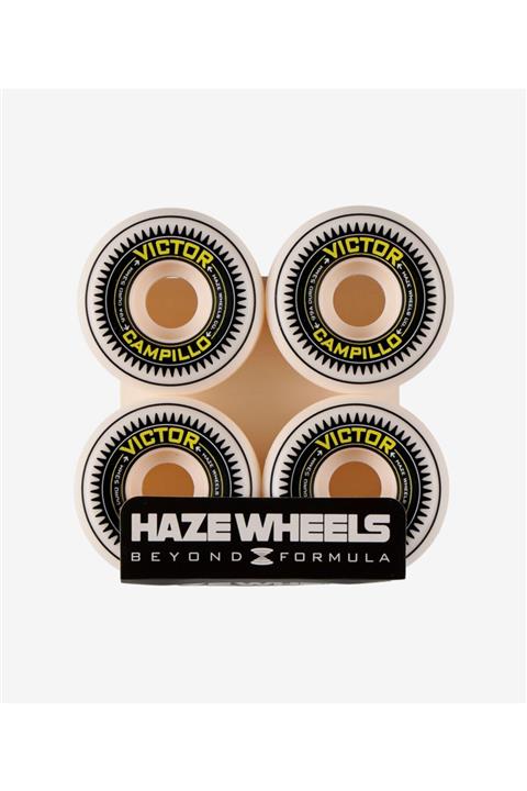 HAZE WHEELS Campıllo 10 Years Wheels (whıte Black) 53mm 99a