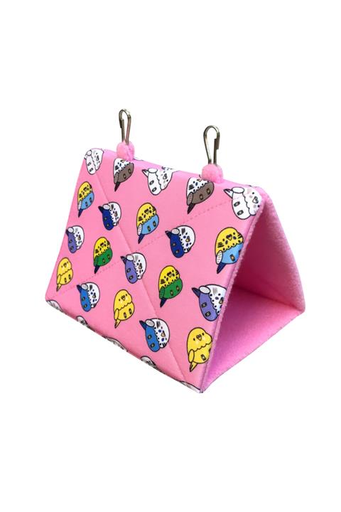 Kuşarkadaşım Muhabbet Kuşu Yuvası Uyku Hamağı Çadırı Pembe Mhbthmk05