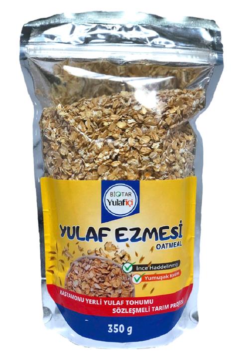 YULAFİÇİ Biotar Organik Tarım Ürünleri Organik Ince Haddelenmiş Yulaf Ezmesi 350gr