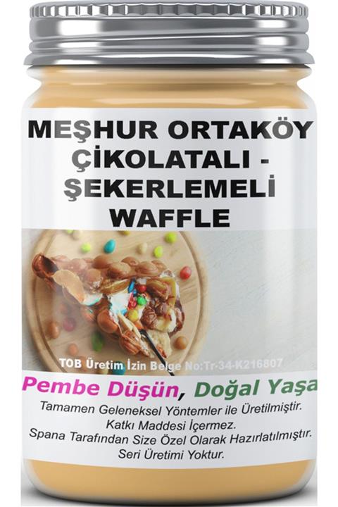 SPANA Meşhur Ortaköy Çikolatalı - Şekerlemeli Waffle Ev Yapımı Katkısız 330gr