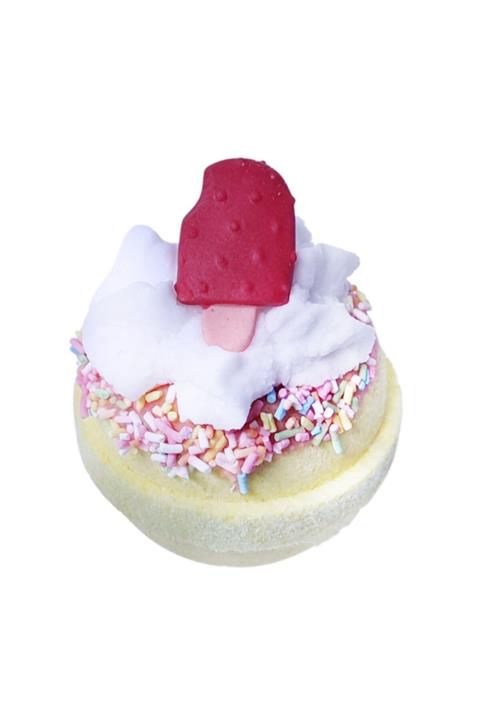 Beja Naturel - Ice Cream Dream Bath Bomb ( Aromaterapik Dondurma Banyo Ve Nem Topu )