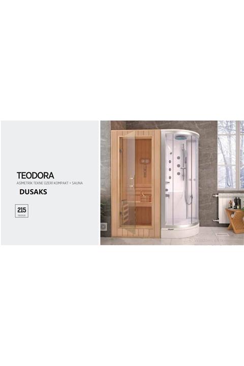 DUSAKS Teodora Asimetrik Tekne Üzeri Kompakt + Sauna H 218