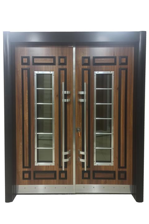 Tezdoor Tez0155 Kabartmalı Model Bina Giriş Kapısı, Villa Kapısı