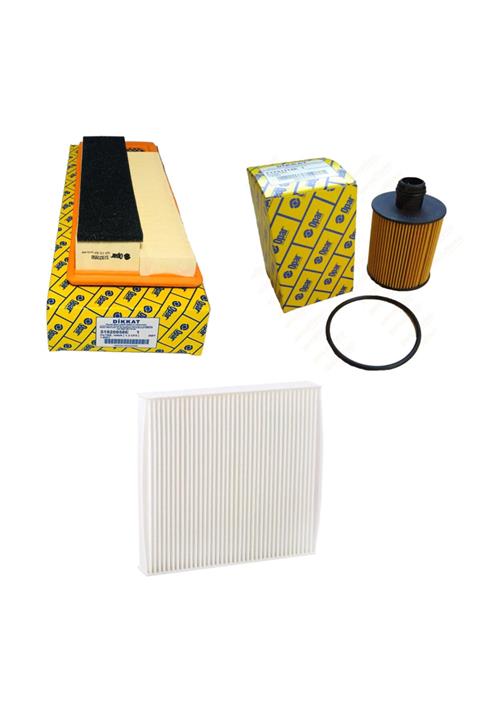 OPAR Fiat Panda Euro 4 1.3 Jtd Multijet Filtre Bakım Seti 2006-2013 [3lü-otodeposuset5858b]