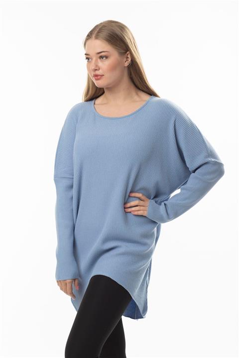 STAMINA Kadın Büyük Beden Kazak-a.mavi