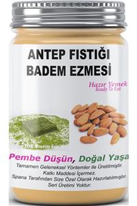 SPANA Antep Fıstığı Badem Ezmesi Ev Yapımı Katkısız 330gr