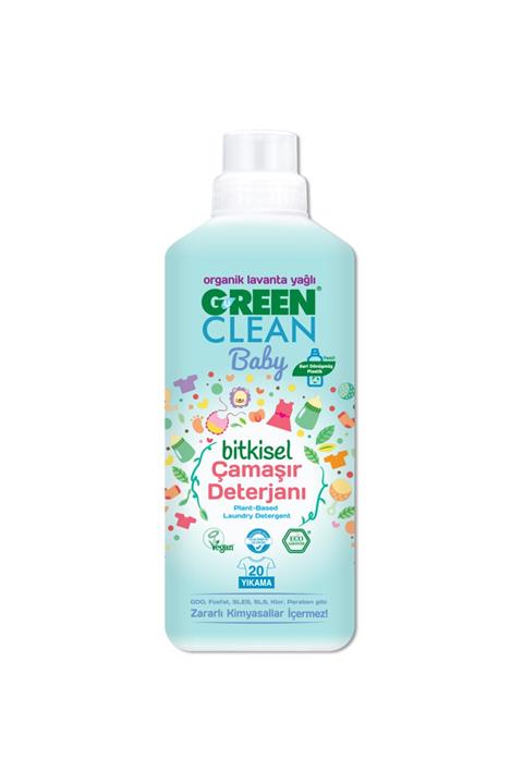 Green Clean Organik Lavanta Yağlı Baby Bitkisel Sıvı Çamaşır Deterjanı 1000 Ml
