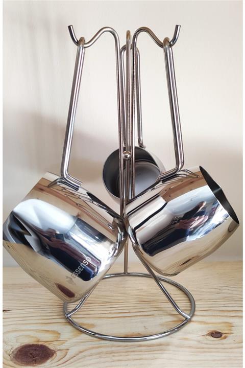 Essenso Didim Modeli 3lü Çelik Cezve Seti