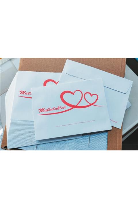 doğan zarf Eser Düğün Takı Zarfı 100'lü - Kendinden Yapışkanlı 1. Hamur 80 Gr. (11,4x16,2 Cm)