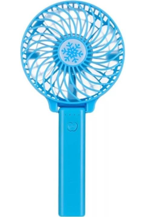 Melins Üç Kademeli Şarjlı Mini Katlanabilir Masaüstü El Vantilatörü Soğutucu Fan