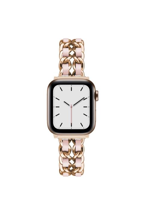 UMD Apple Watch Uyumlu 38-40-41 Mm Şık Metal Örgü Kordon