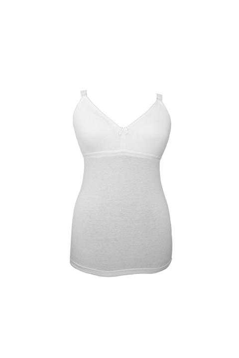 mycey Sütyenli Emzirme Atleti Beyaz