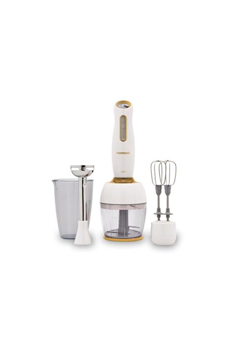 HOMEND Handmaid 1960h Blender Set Krem Gold