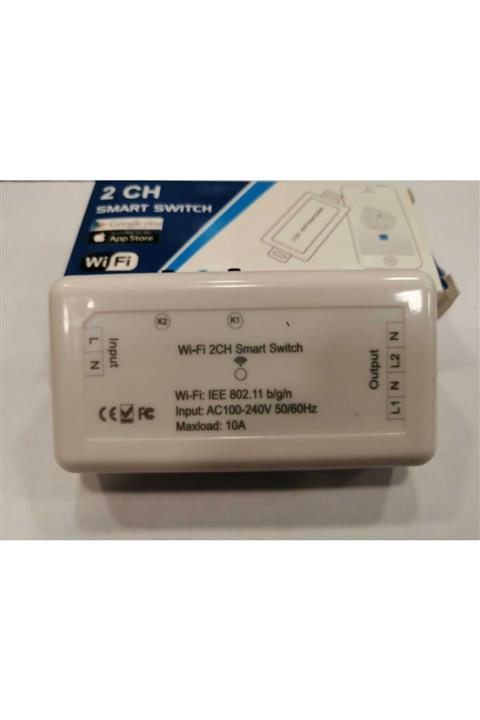 ONOFFSMART Tuya Destekli Wifi 2 Cıkıslı 10 Amper Akıllı Anahtar