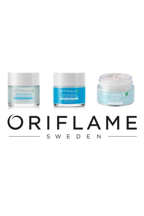 Oriflame Hdyra Radiance Nemlendirici Gündüz Kremi+ Gece Kremi + Göz Kremi Tüm Ciltler
