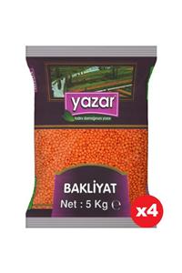 YAZAR Kırmızı Mercimek 5 Kg X 4 Paket