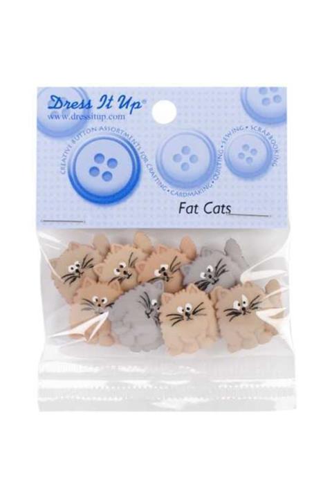Dress it Up Aksesuar Düğme (fat Cats)